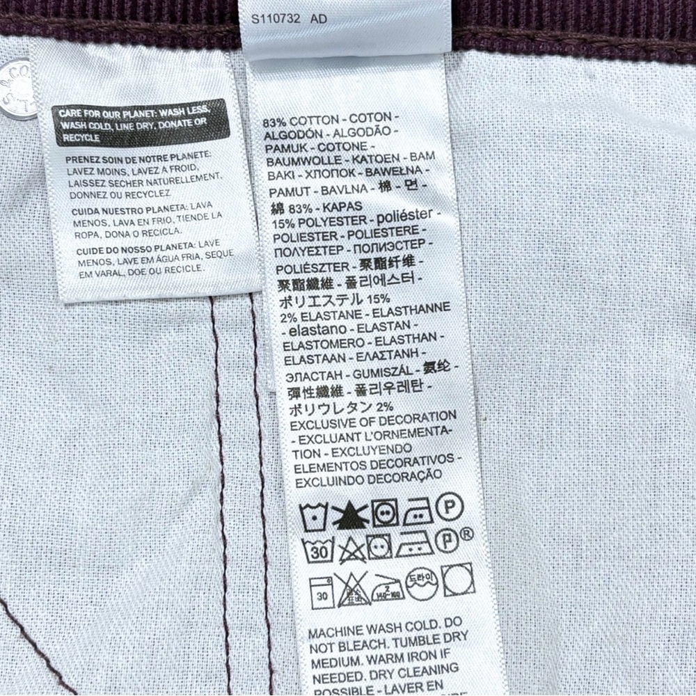 Levi’s 511 Slim Fit Men’s Corduroy - Picture 7 of 13